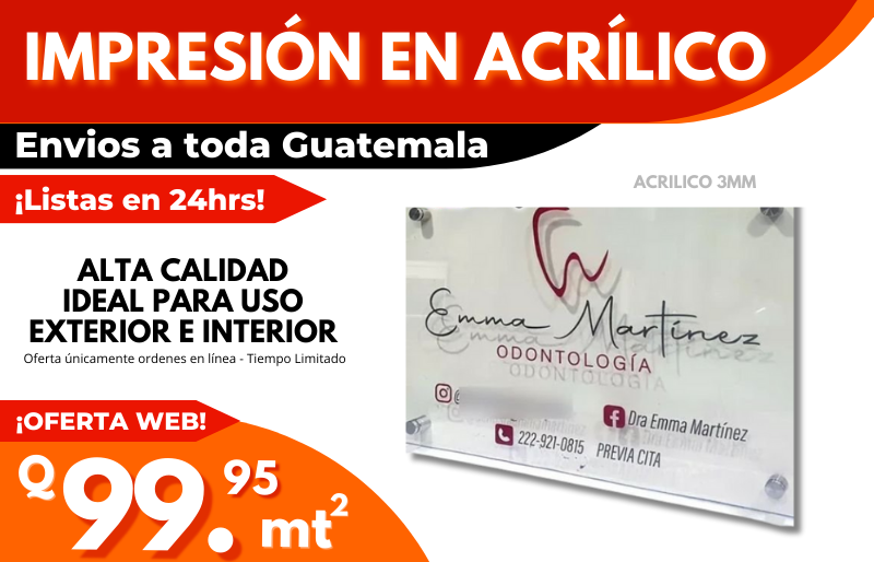 Impresión en Acrílico