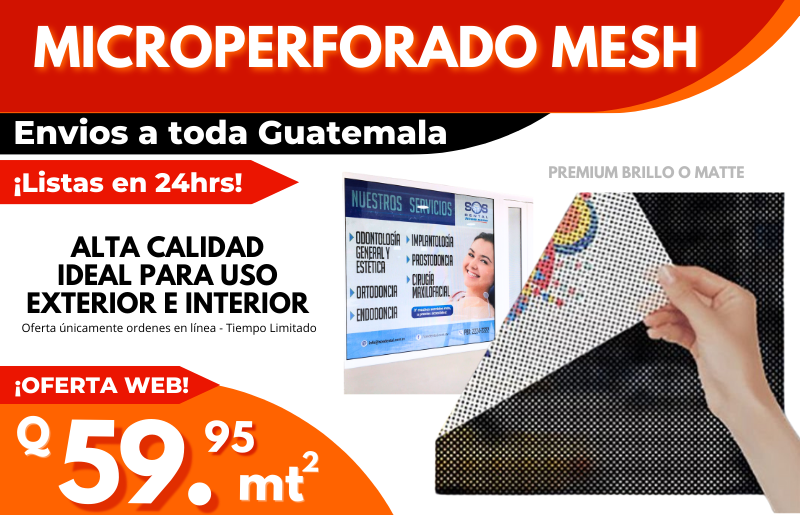 Vinilo Microperforada