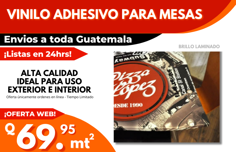 Vinilo Adhesivo para mesas